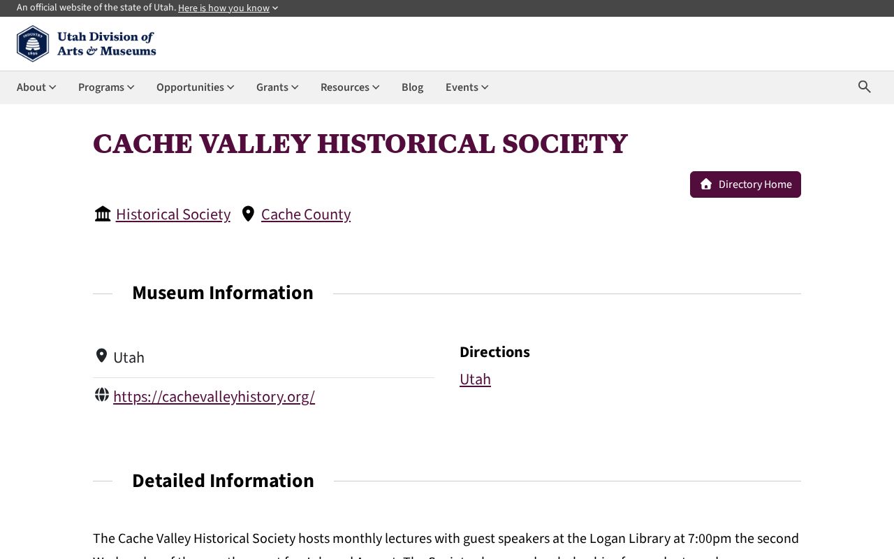 Logan previous residents Cache Valley Historical Society local history