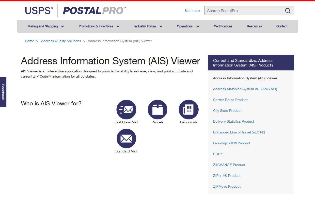 Logan street directory USPS address verification viewer